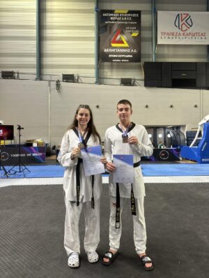 Δύο στα δύο για τον ΑΣ ΘΗΣΕΑΣ ΑΙΤΩΛΟΑΚΑΡΝΑΝΙΑΣ στο πανελλήνιο πρωτάθλημα U21 Taekwondo