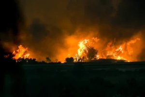 Οριοθετήθηκε η φωτιά στη Σταμνά Μεσολογγίου