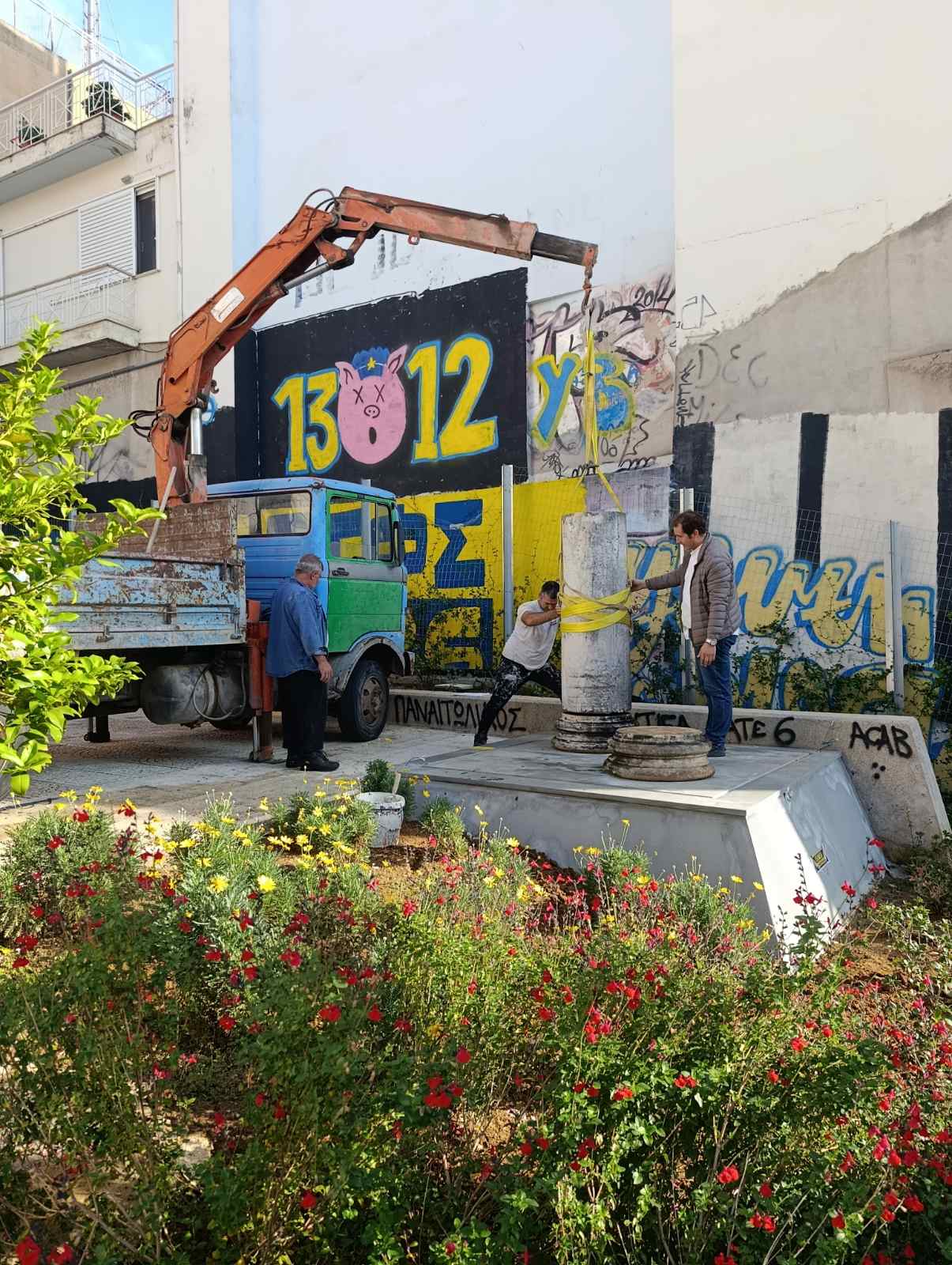 Οι κίονες του Ιερού Ναού Ζωοδόχου Πηγής επιστρέφουν στη θέση τους