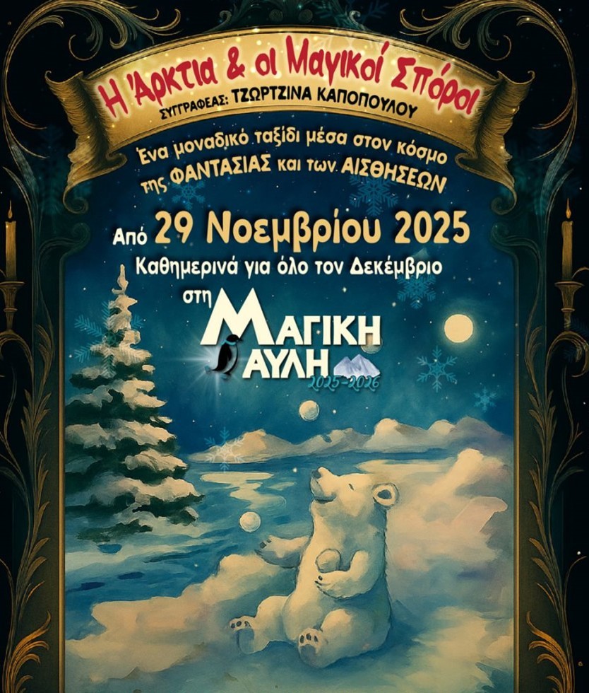 «Η Άρκτια και οι Μαγικοί Σπόροι»: Η Μαγική Αυλή επιστρέφει στο Αγρίνιο με μια ιστορία που… αναπνέει χειμώνα