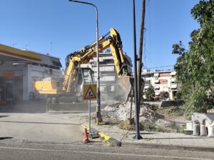 Εφαρμογή κυκλοφοριακών ρυθμίσεων για τις εργασίες Ανάπλασης της Βορειοανατολικής Εισόδου της πόλης του Αγρινίου