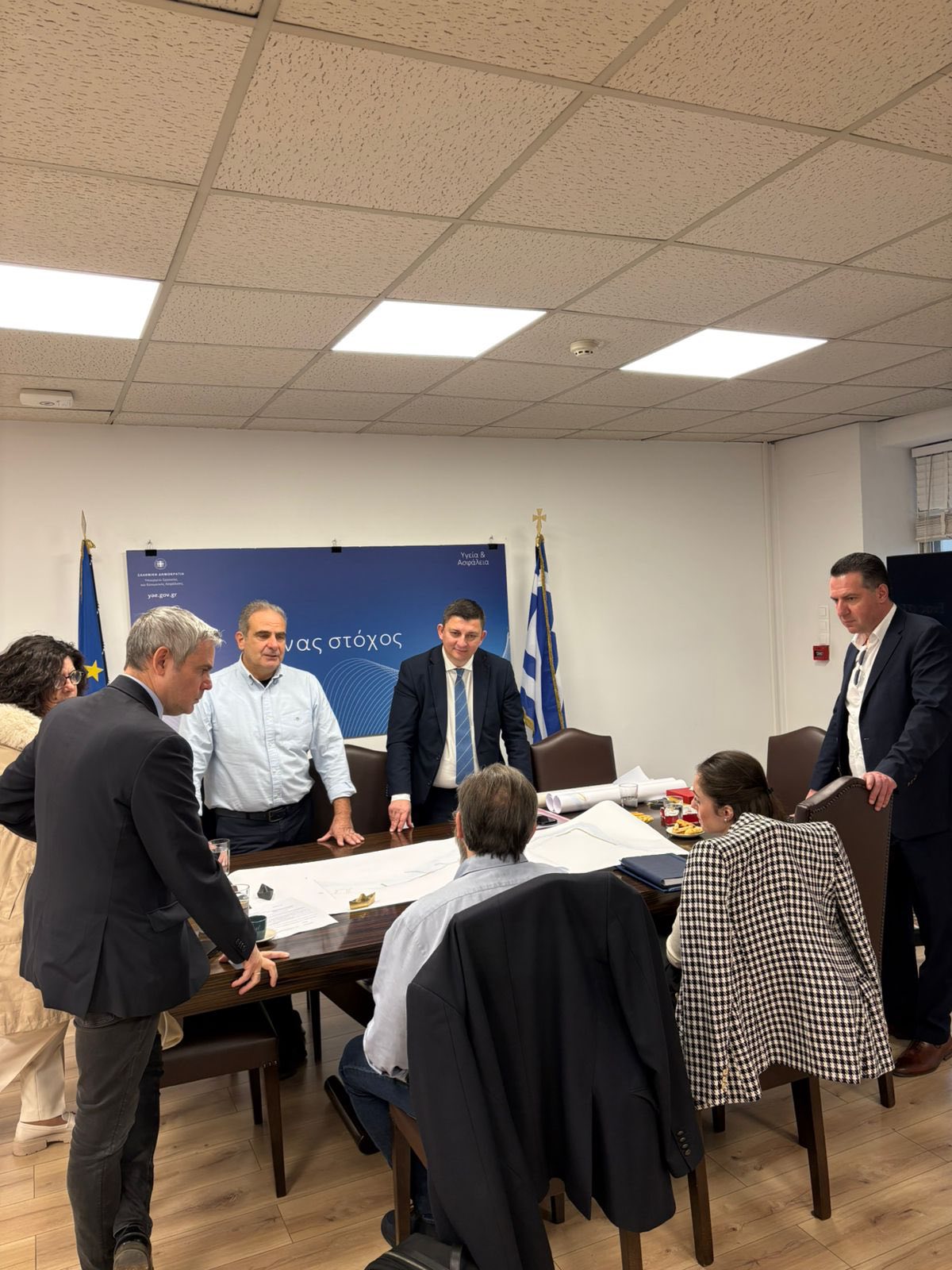 Τριανταφυλλάκης και Καραγκούνης σε συνάντηση εργασίας για τις λιμενικές υποδομές σε Μύτικα και Αστακό