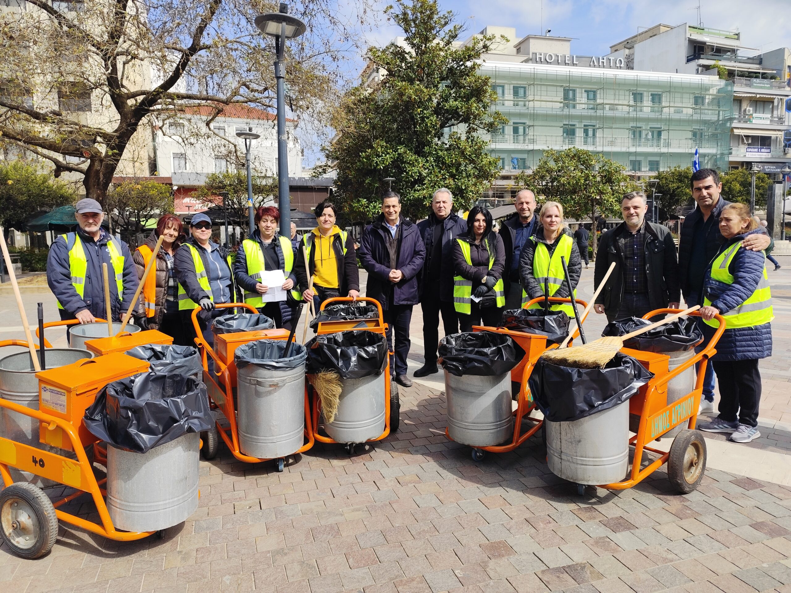 Αγρίνιο: Μαζική συμμετοχή στη δράση «Καθαρός Δήμος – Συμμετέχουμε Όλοι»