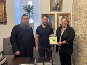 Μεσολόγγι: Απινιδωτής στον Μητροπολιτικό Ναό Αγίου Σπυρίδωνος ενόψει της υποδοχής της εικόνας «Άξιον Εστί»