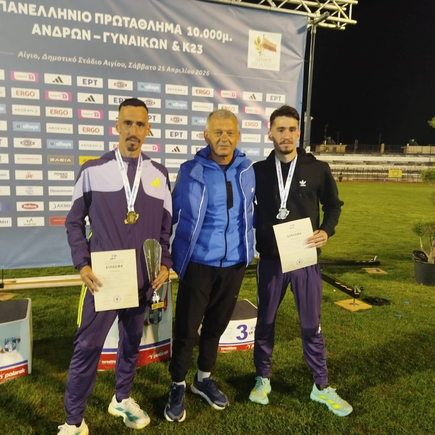 ΓΑΣ Αγρινίου: Αγρινιώτικος θρίαμβος στο Πανελλήνιο Πρωτάθλημα 10χλμ Ανδρών