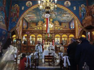 Με κατάνυξη τιμήθηκε η Αγία Ξενία η Καλαματιανή στον Ι.Ν. Αγίας Παρασκευής Αγρινίου