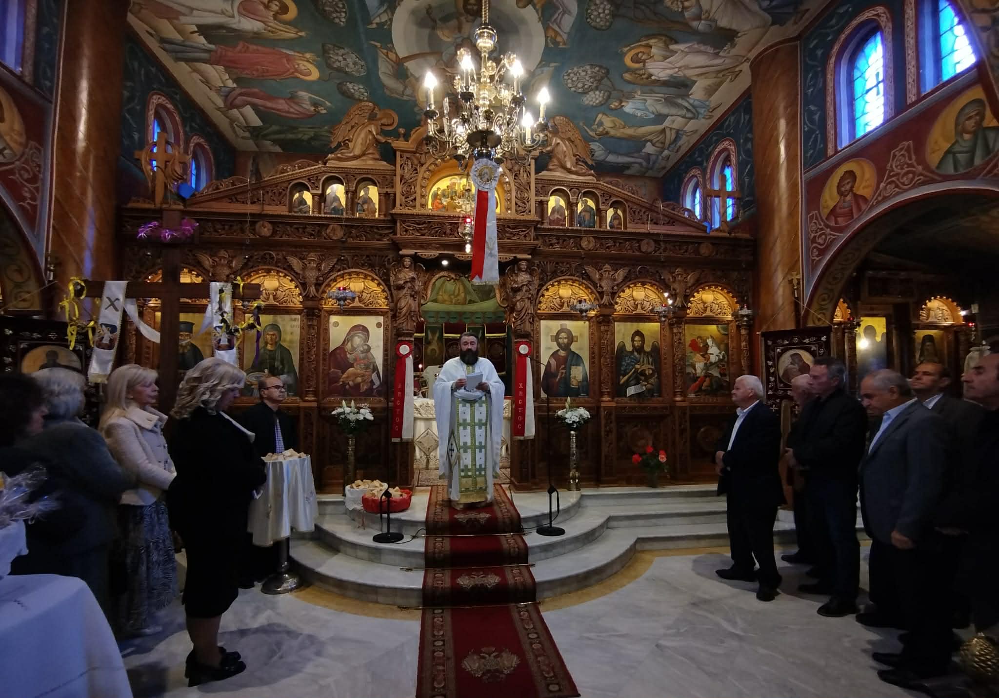 Με κατάνυξη τιμήθηκε η Αγία Ξενία η Καλαματιανή στον Ι.Ν. Αγίας Παρασκευής Αγρινίου