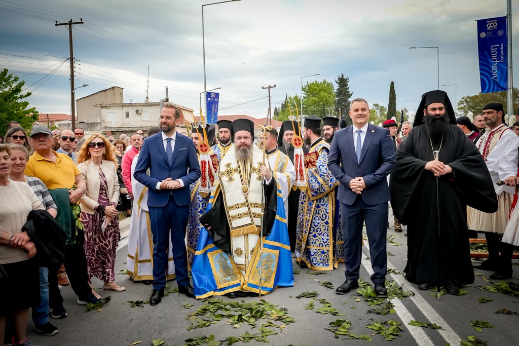 Μεσολόγγι: Πάνδημη υποδοχή της Παναγίας «Άξιον Εστί» σε κλίμα συγκίνησης και πίστης