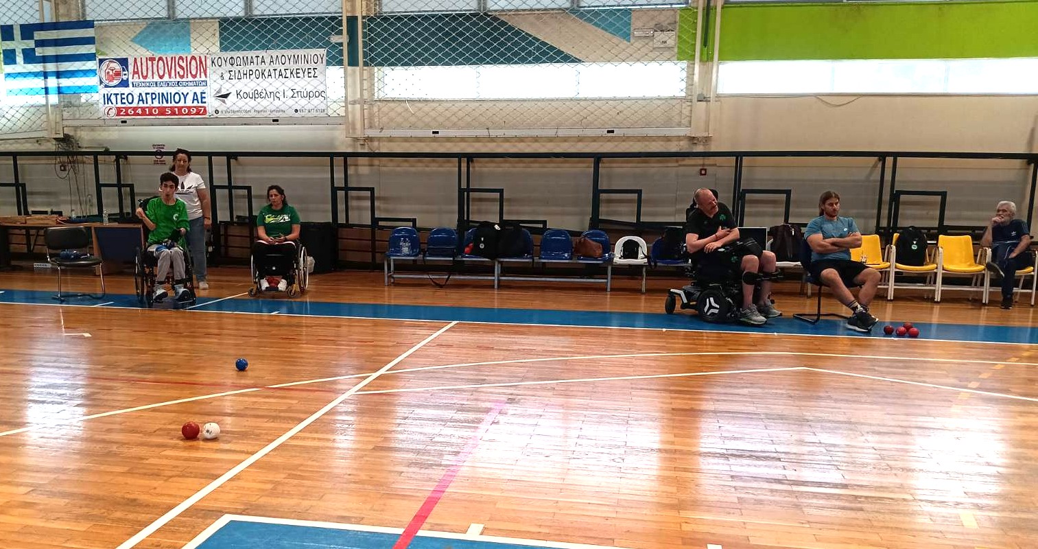 Στο ΔΑΚ Αγρινίου η προετοιμασία αθλητών του Παναθηναϊκού ΑμεΑ για το Πανελλήνιο Πρωτάθλημα boccia