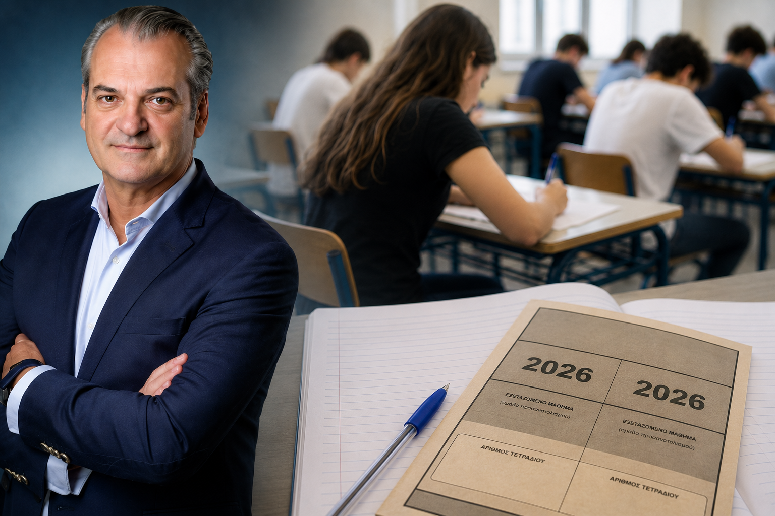 Μήνυμα Κώστα Πιστιόλα για τις Πανελλαδικές: «Κανένα αποτέλεσμα δεν καθορίζει την αξία ενός ανθρώπου»
