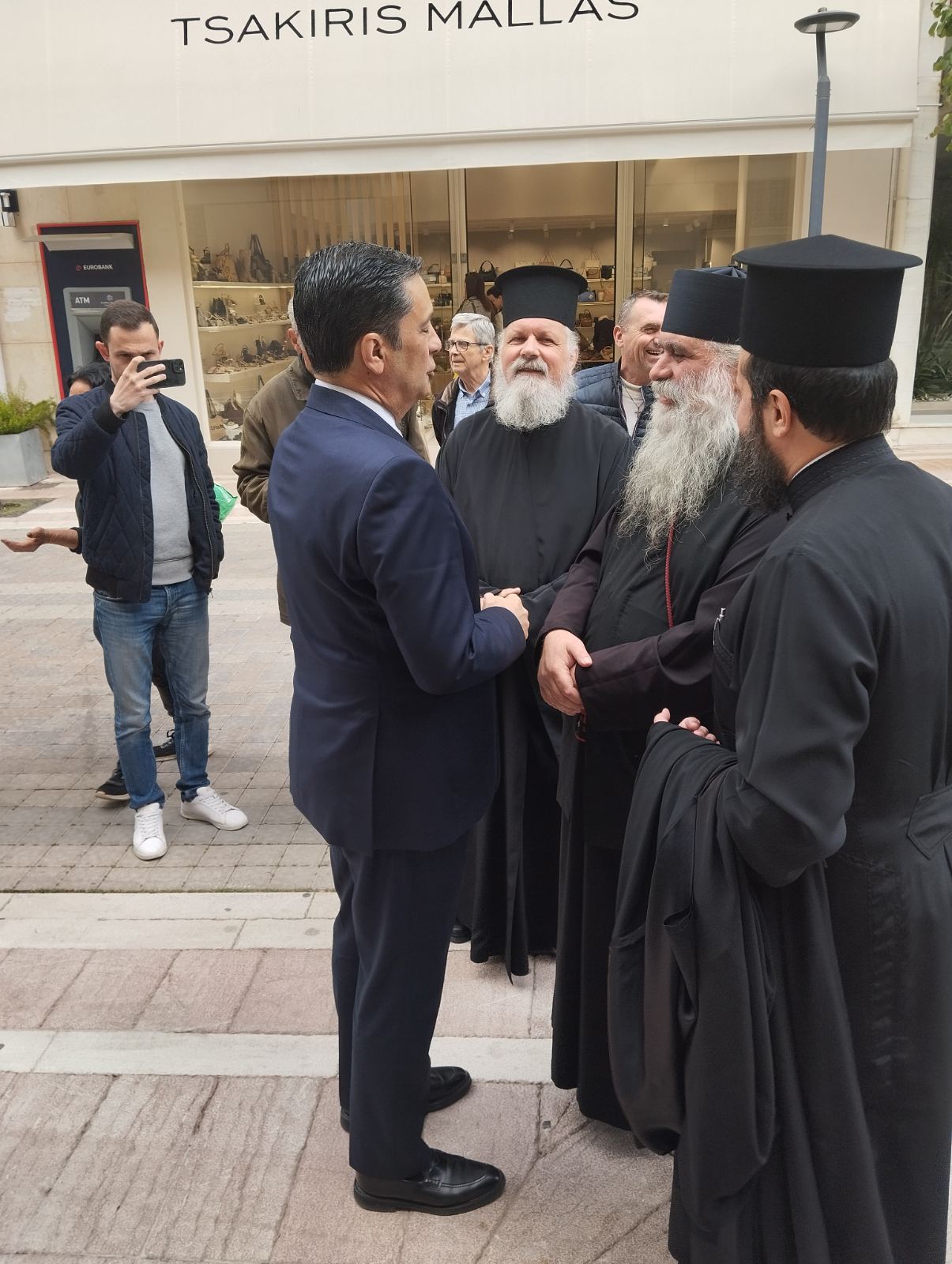Η υποδοχή της Ιεράς Κοινότητας του Αγίου Όρους στο Αγρίνιο