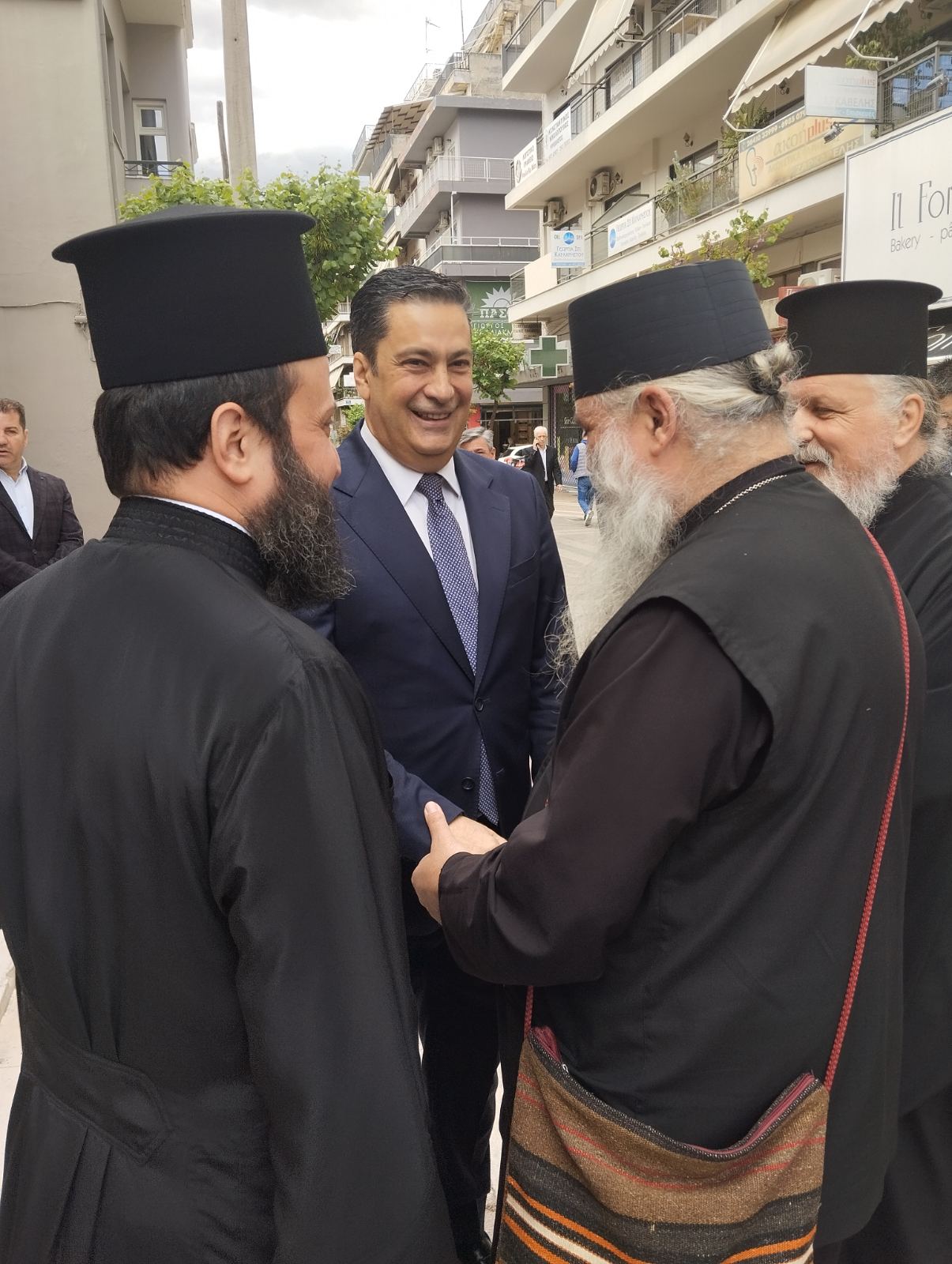 Η υποδοχή της Ιεράς Κοινότητας του Αγίου Όρους στο Αγρίνιο