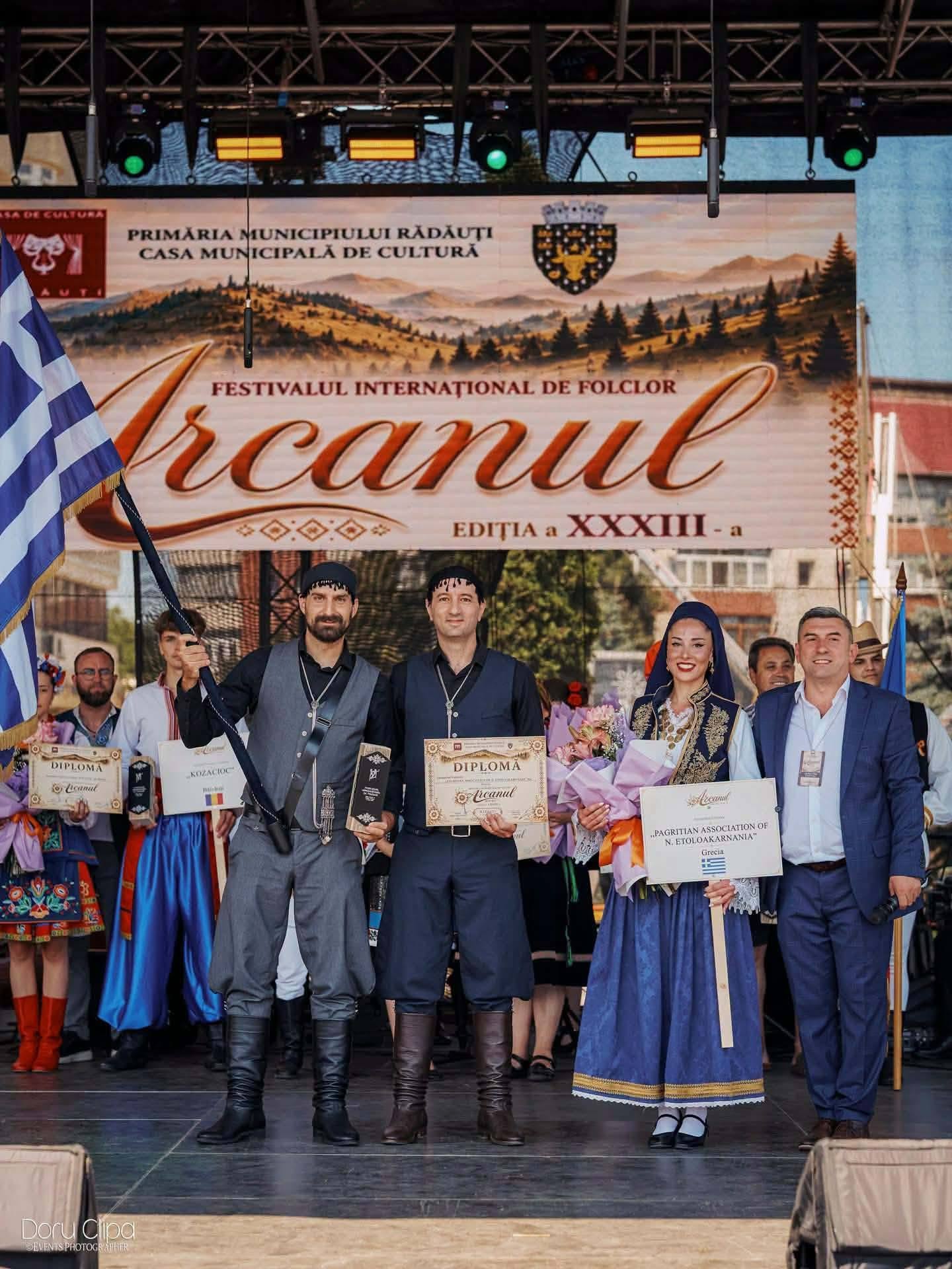 Ο Παγκρήτιος Σύλλογος Αιτωλοακαρνανίας εκπροσώπησε την Ελλάδα στο Διεθνές Φεστιβάλ Φολκλόρ της Ρουμανίας