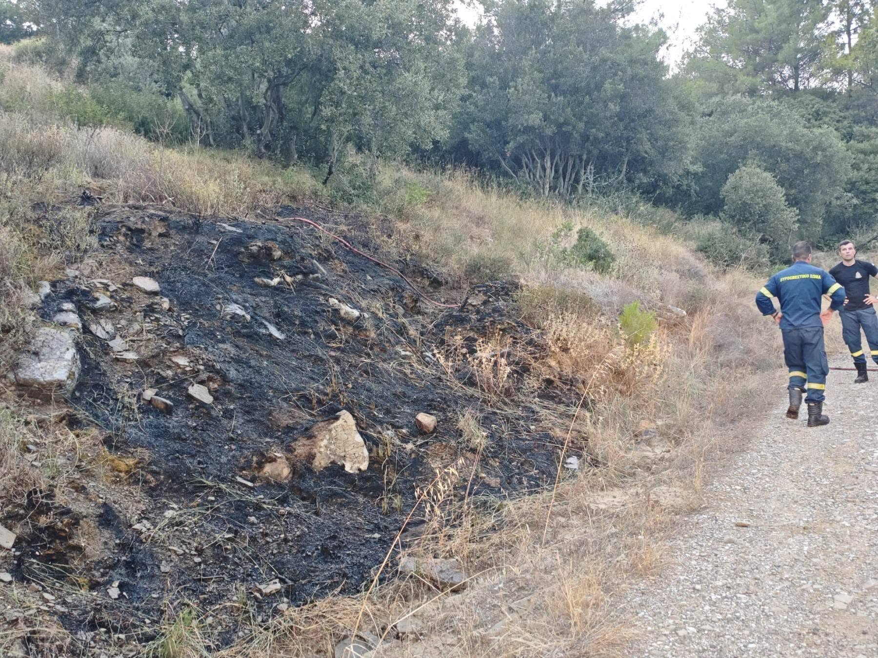 Δύο φωτιές στο Δασύλλιο Αγίου Χριστοφόρου μέσα στην ίδια ημέρα