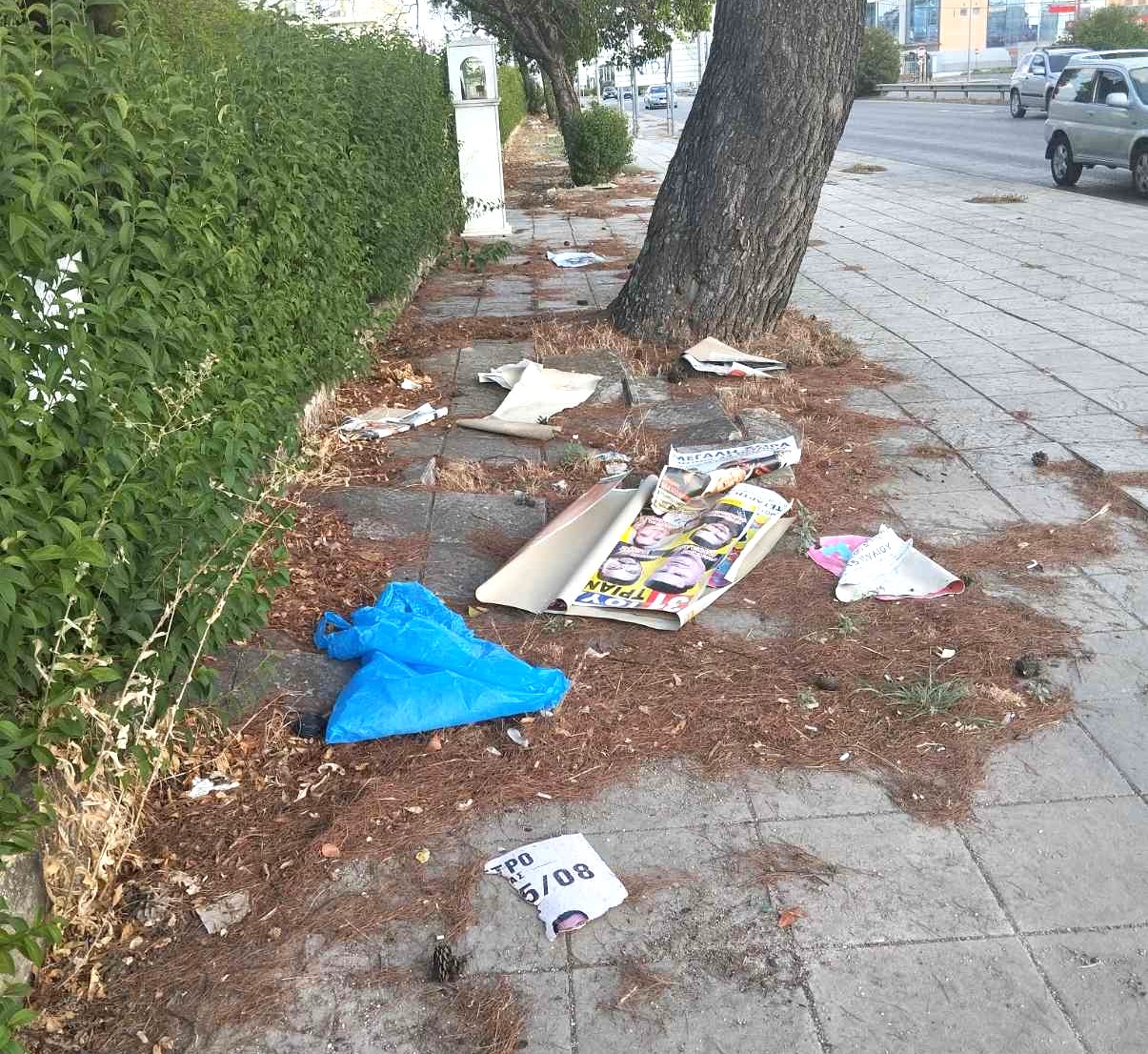 Αυτή είναι η εικόνα στην είσοδο του Αγρινίου στον Άγιο Δημήτριο