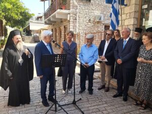 Στο Θέρμο τα εγκαίνια της μόνιμης έκθεσης «Εθνική Παλιγγενεσία» του Νώντα Ρεντζή – Παρών ο Προκόπης Παυλόπουλος