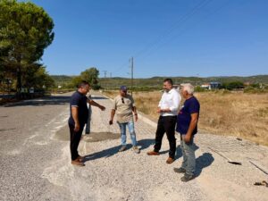 Ματσούκι Αγρινίου: Σε εξέλιξη οι εργασίες για την αναβάθμιση της εισόδου του χωριού