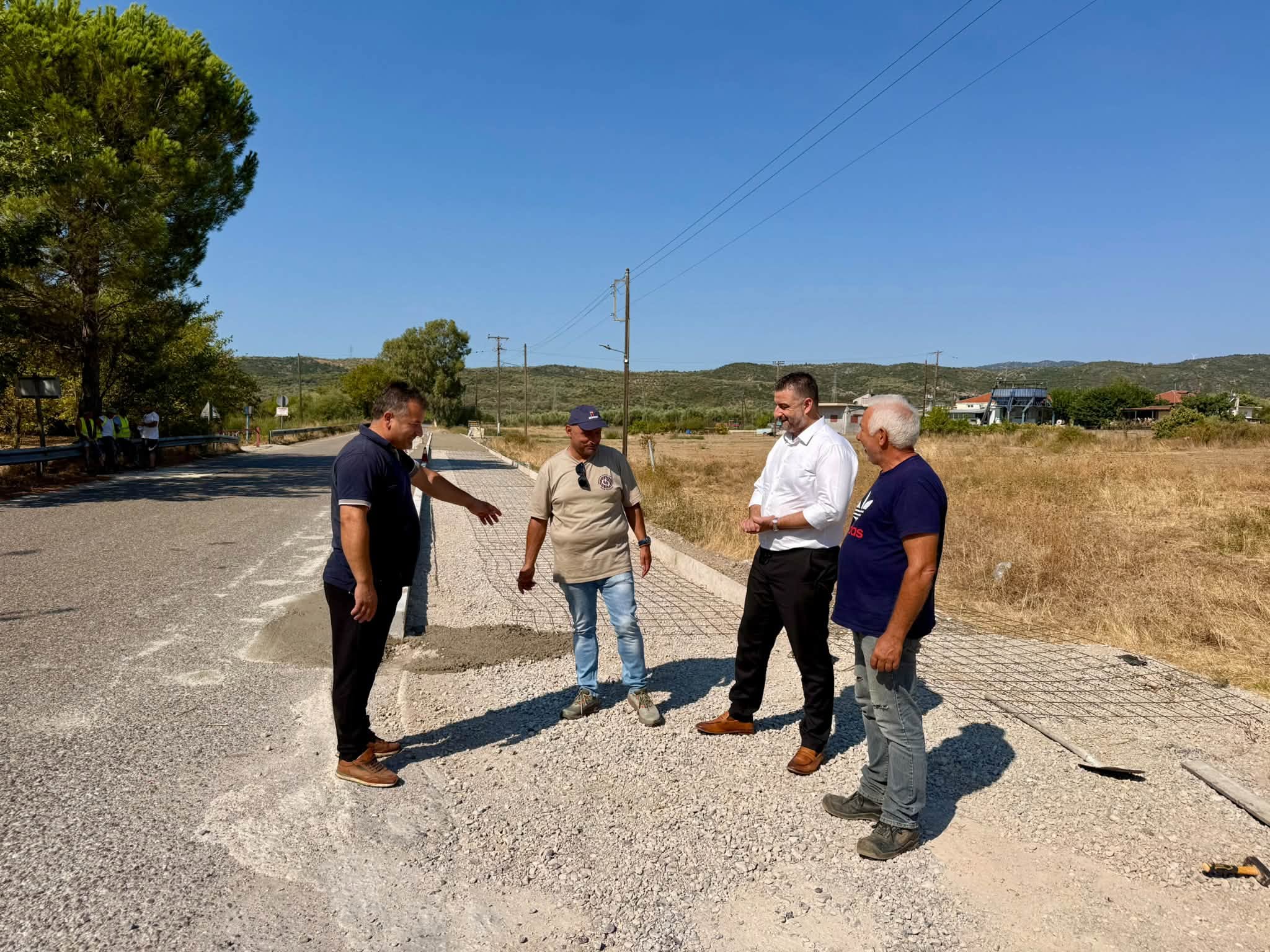 Ματσούκι Αγρινίου: Σε εξέλιξη οι εργασίες για την αναβάθμιση της εισόδου του χωριού