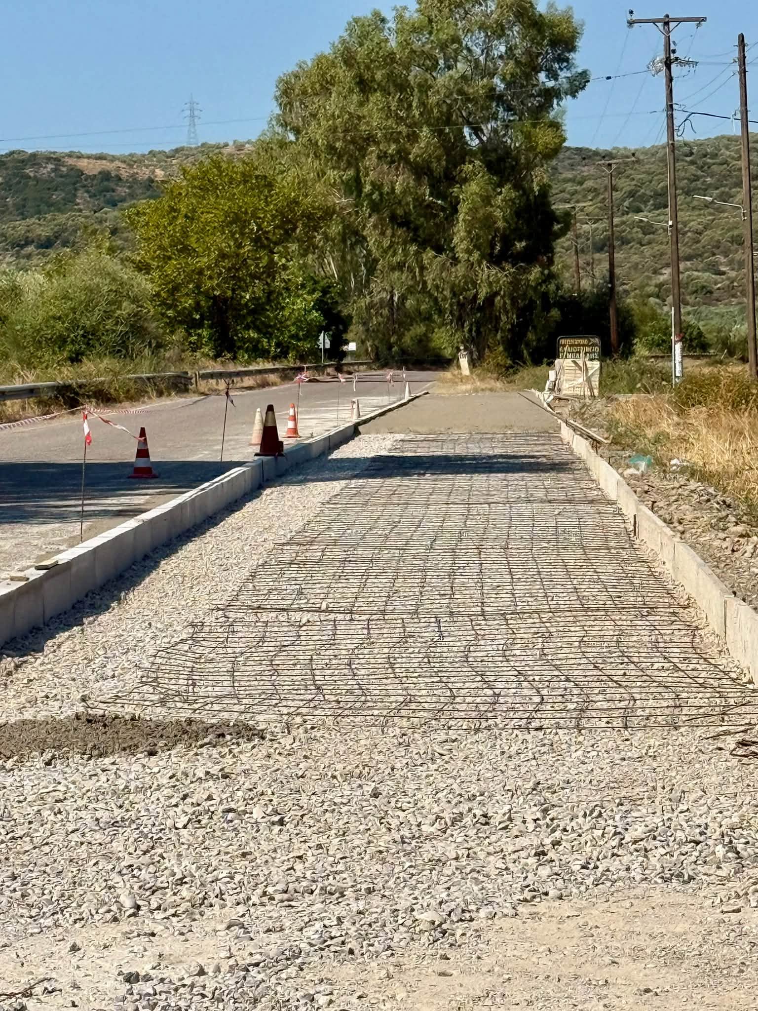 Ματσούκι Αγρινίου: Σε εξέλιξη οι εργασίες για την αναβάθμιση της εισόδου του χωριού