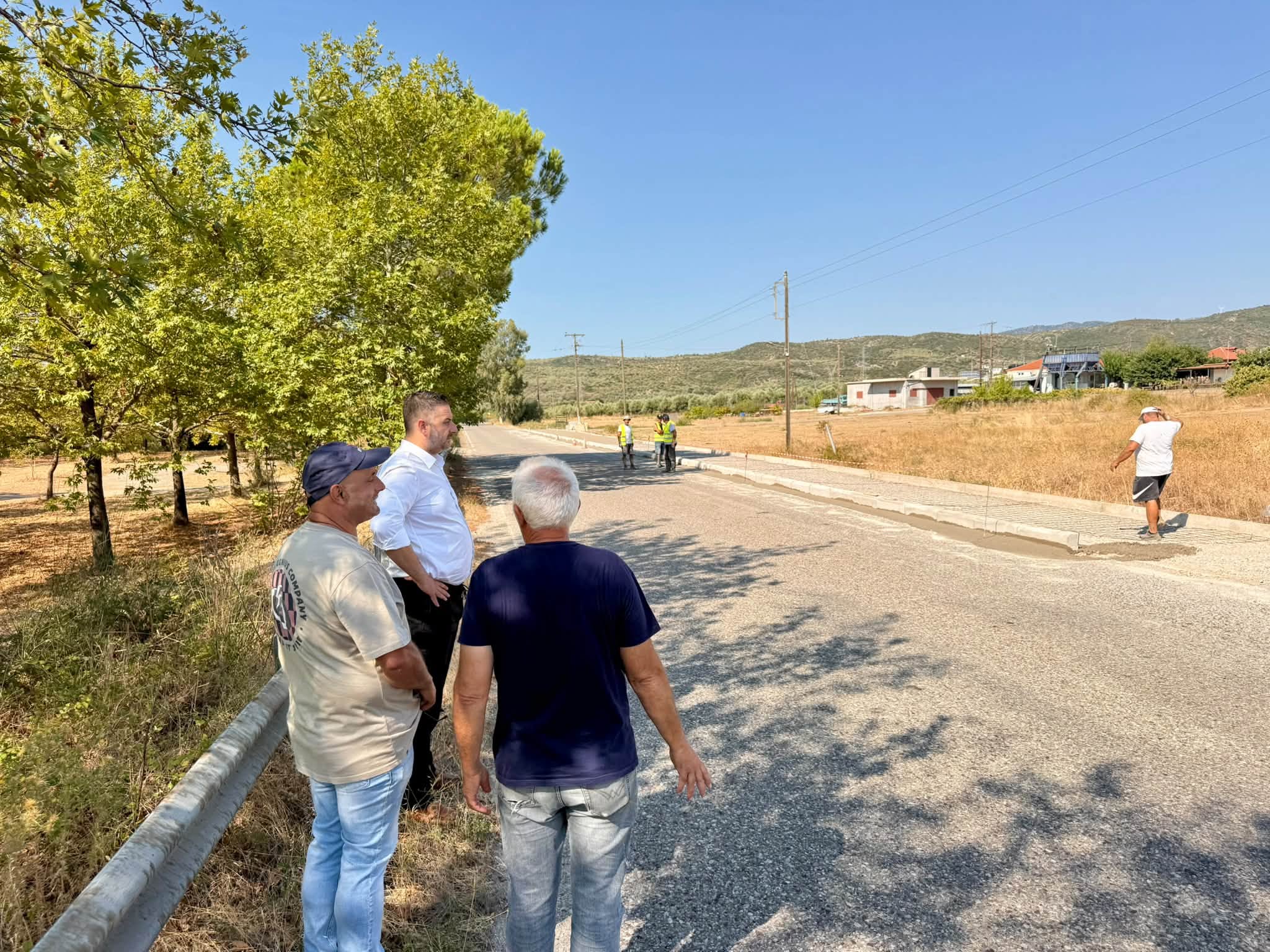 Ματσούκι Αγρινίου: Σε εξέλιξη οι εργασίες για την αναβάθμιση της εισόδου του χωριού