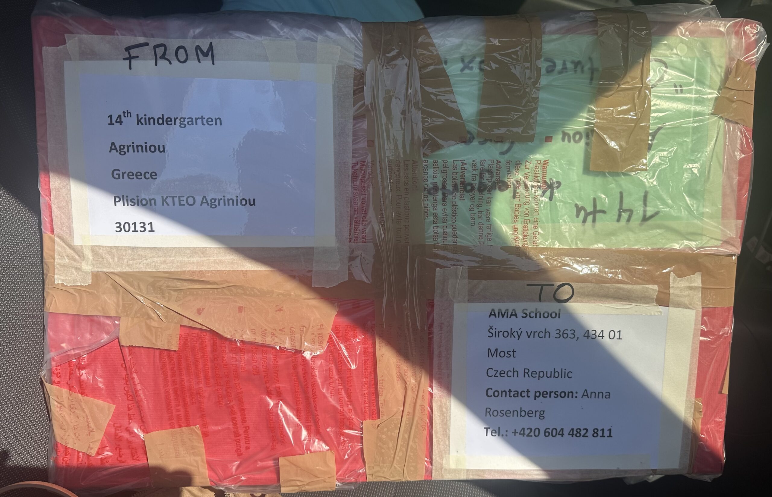 Το Αγρίνιο ταξίδεψε στην Τσεχία μέσα από το Culture Box του 14ου Νηπιαγωγείου
